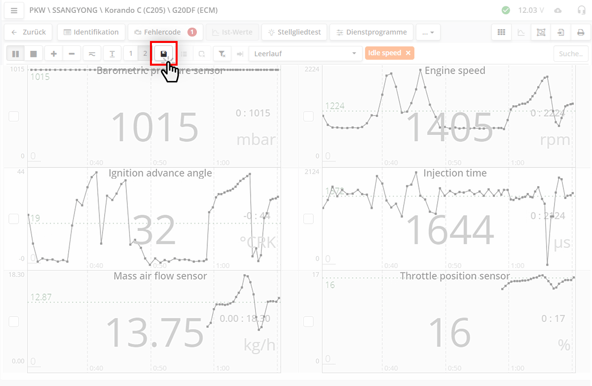 Daten in Clients speichern